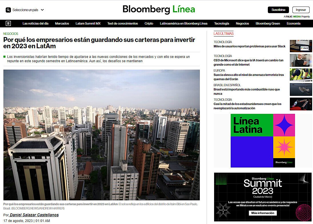 Por qu los empresarios estn guardando sus carteras para invertir en 2023 en LatAm